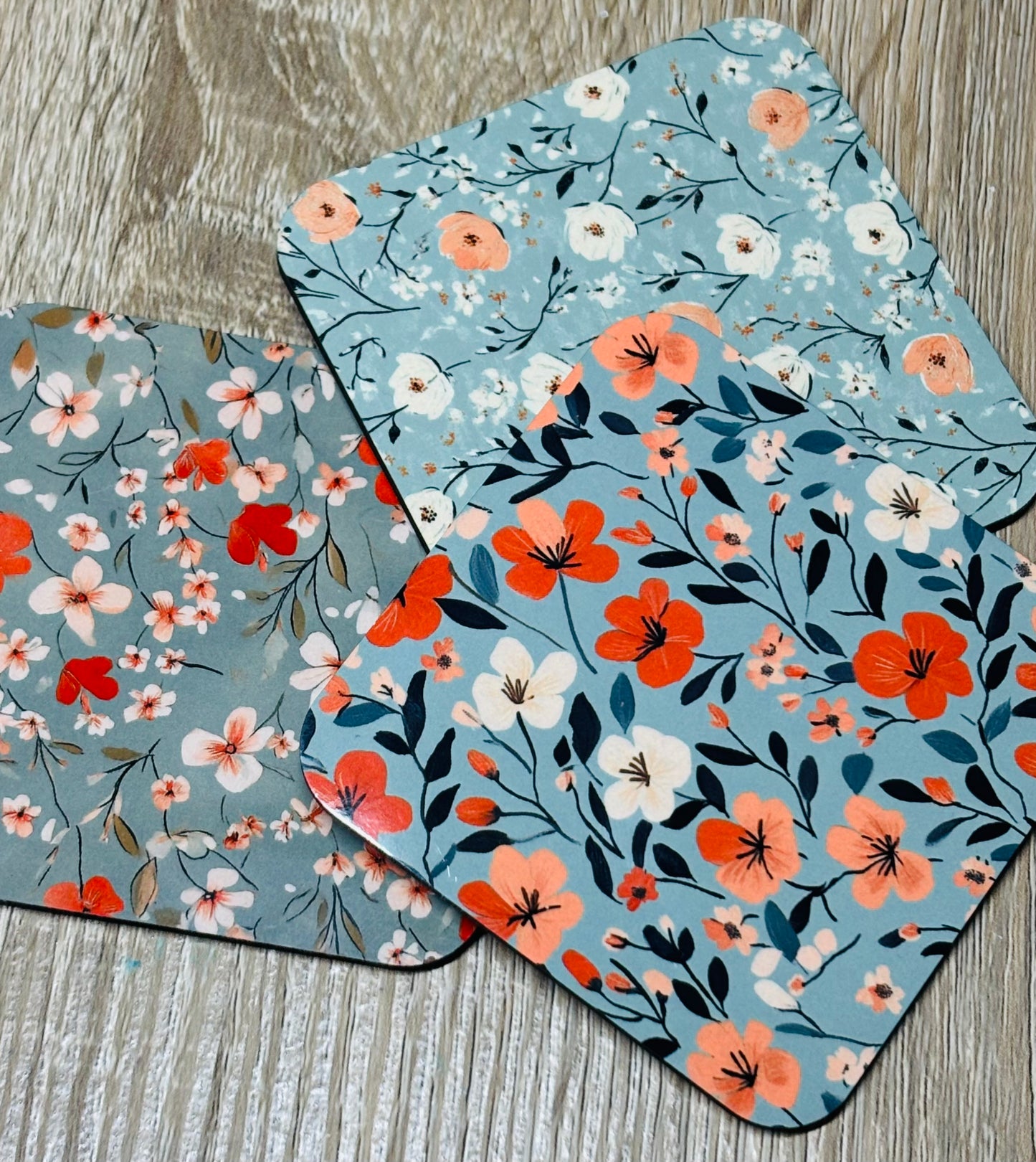 Floral fridge magnets