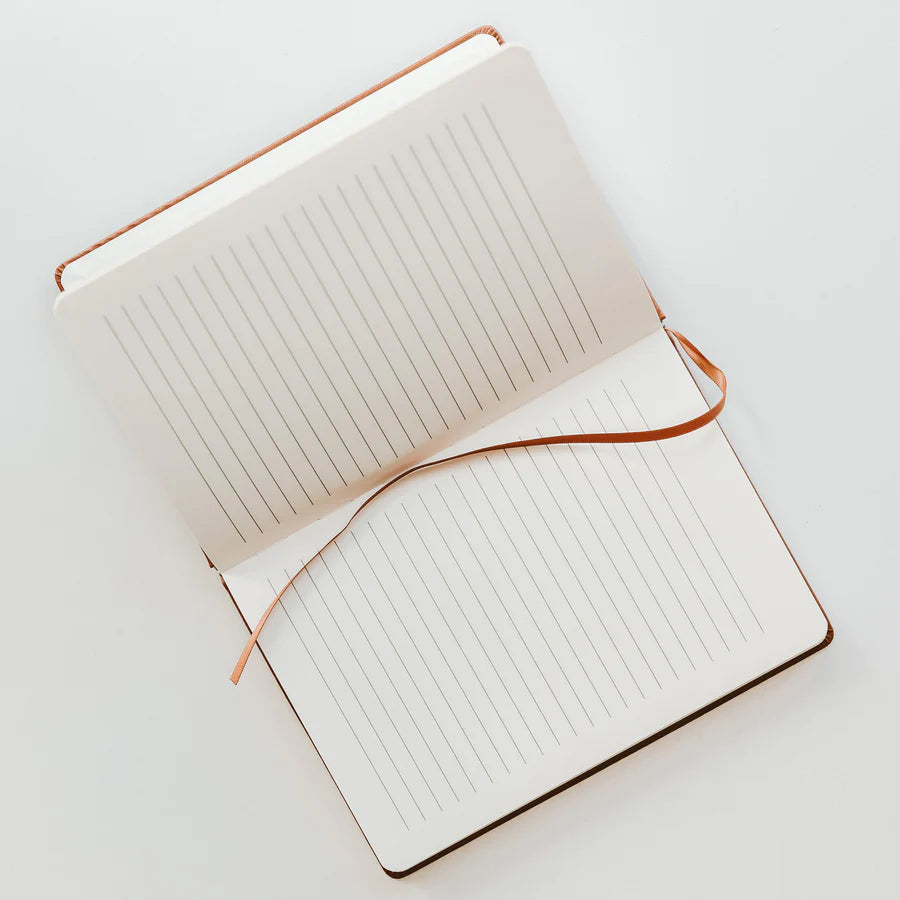 Faux leather notebook