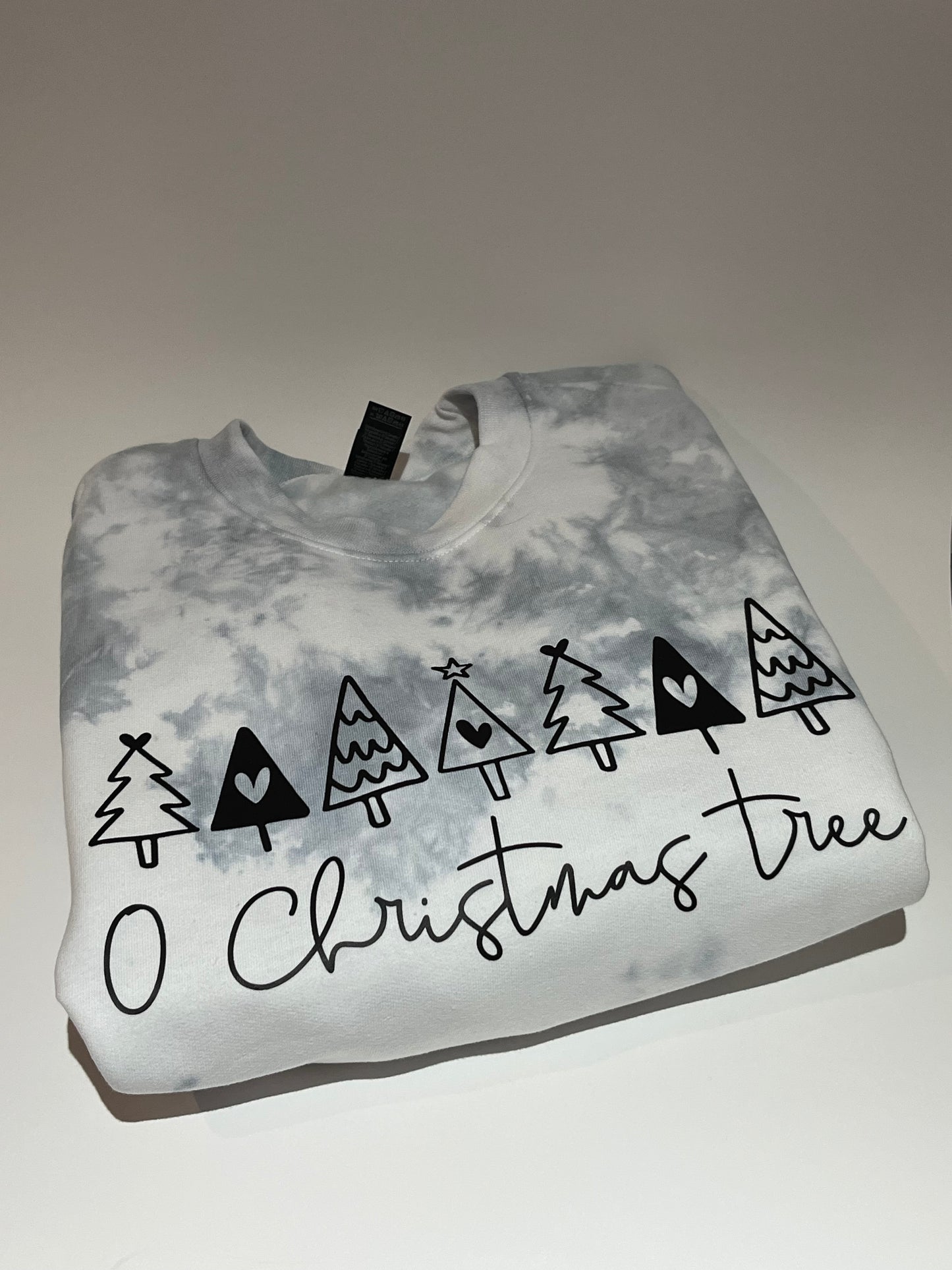 Sage Tie dyed “O Christmas Tree”