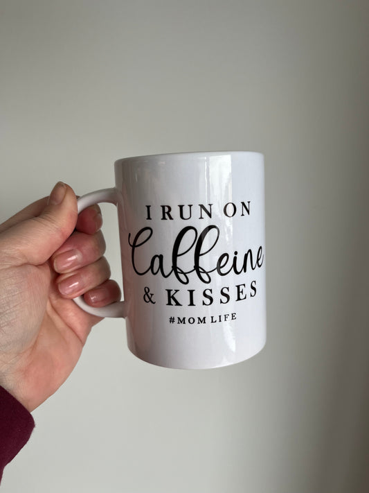 Caffeine & Kisses mug