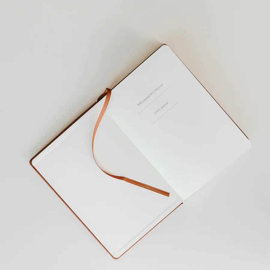 Faux leather notebook