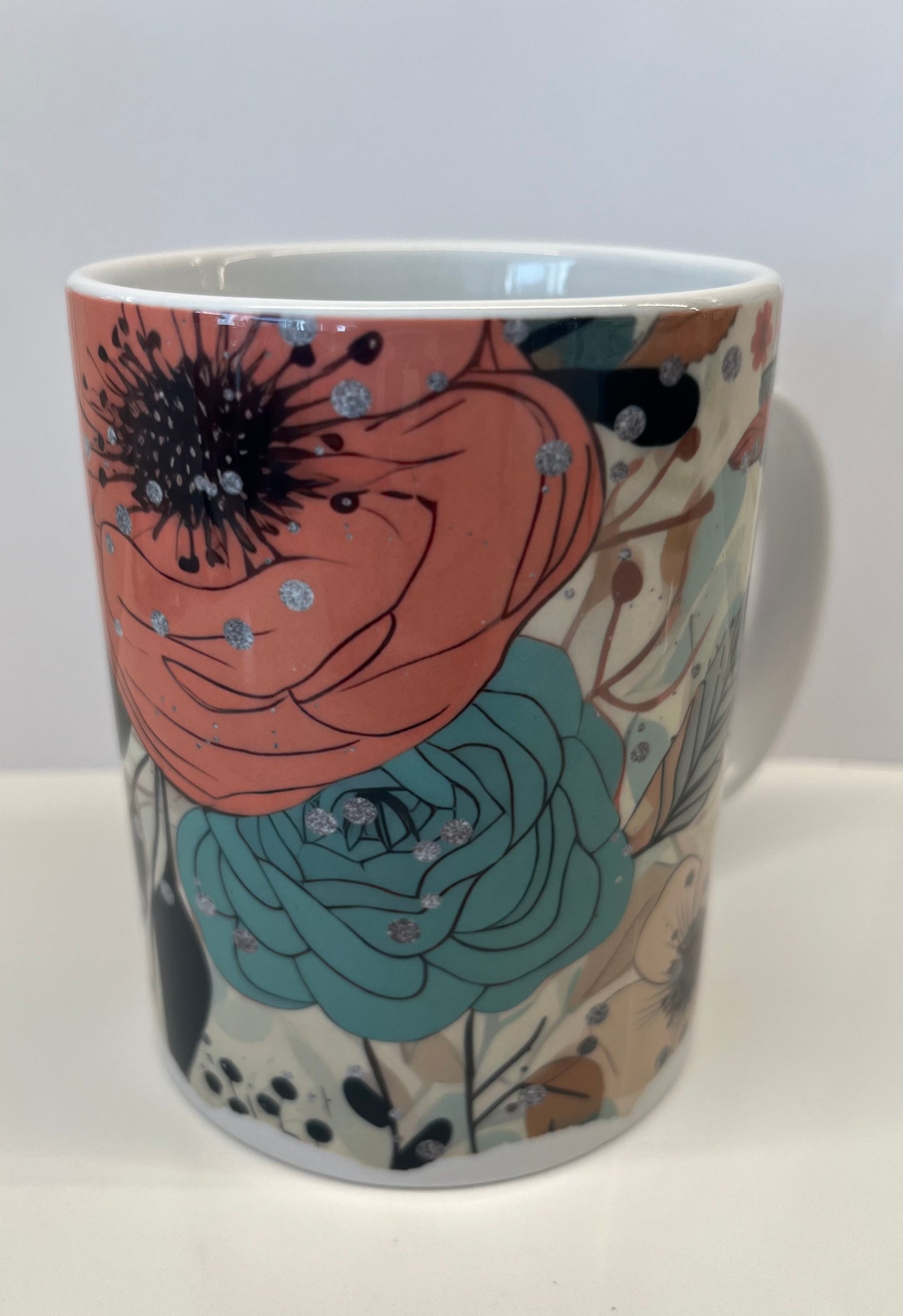 Floral mugs