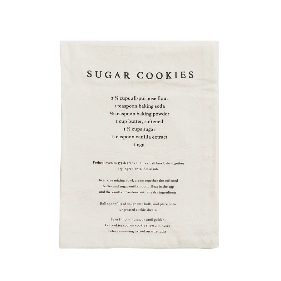 Sugar cookie tea towel